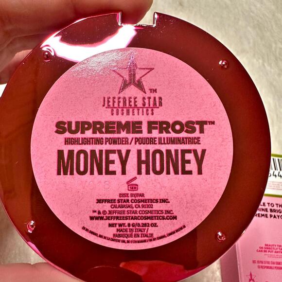 NIB Jeffree Star Supreme Frost Money Honey Highlighting Powder 8g - Picture 11 of 12